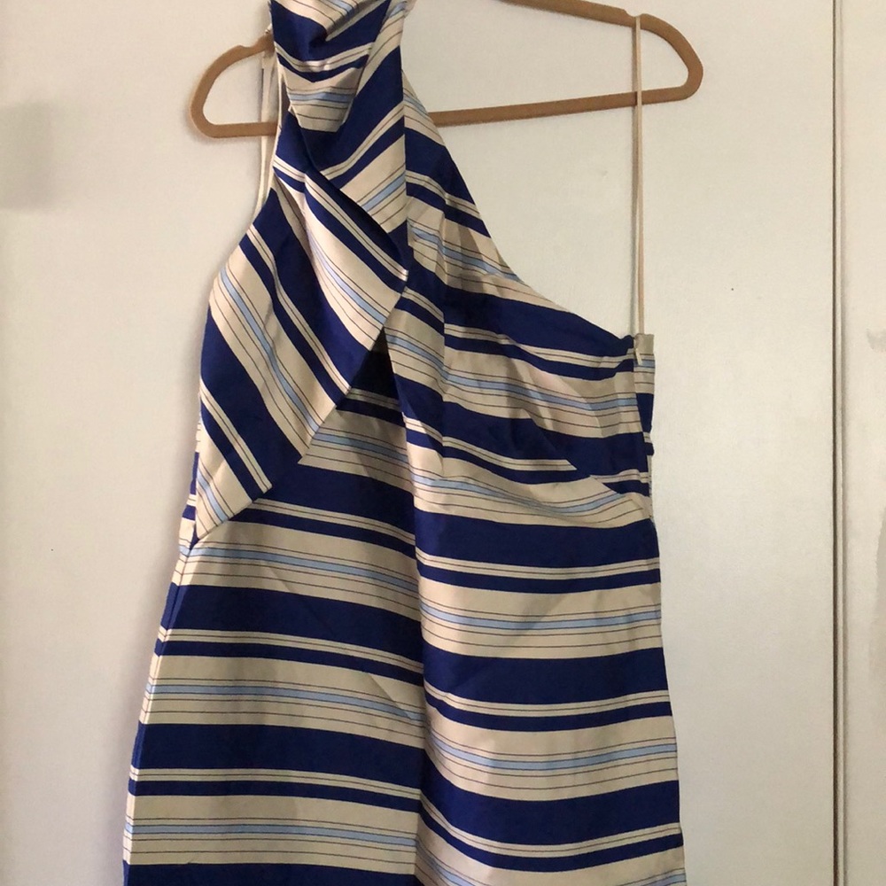 Banana Republic One Shoulder Dress Sz 14